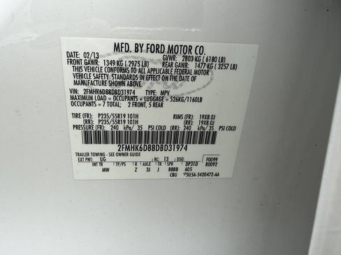 Used 2013 Ford Flex Limited AWD/4WD image 10