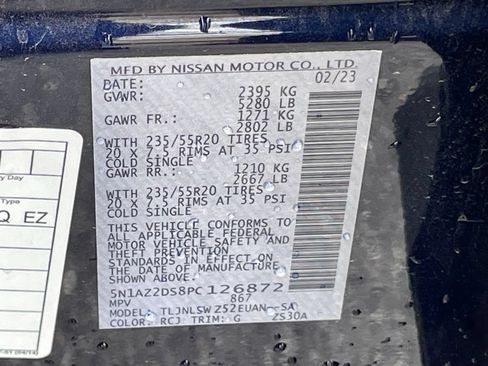 Used 2023 Nissan Murano Platinum AWD/4WD image 35