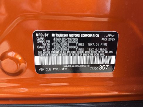 New 2025 Mitsubishi Outlander Sport ES image 9