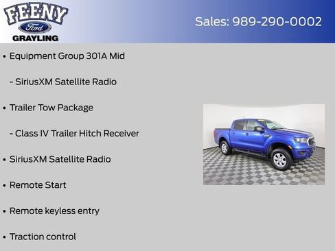 Certified 2019 Ford Ranger XLT w/ Trailer Tow Package image 8