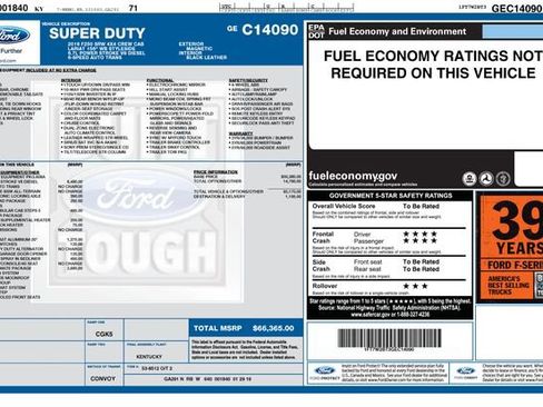 Used 2016 Ford F250 Lariat w/ Lariat Ultimate Package AWD/4WD image 2