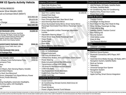 Used 2020 BMW X3 M40i w/ Executive Package image 28