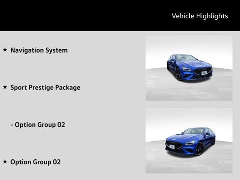 Used 2023 Genesis G70 2.0T w/ Sport Prestige Package AWD/4WD image 18