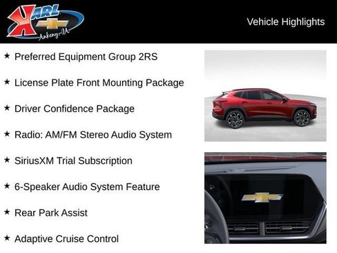 New 2026 Chevrolet Trax RS w/ Driver Confidence Package FWD image 3
