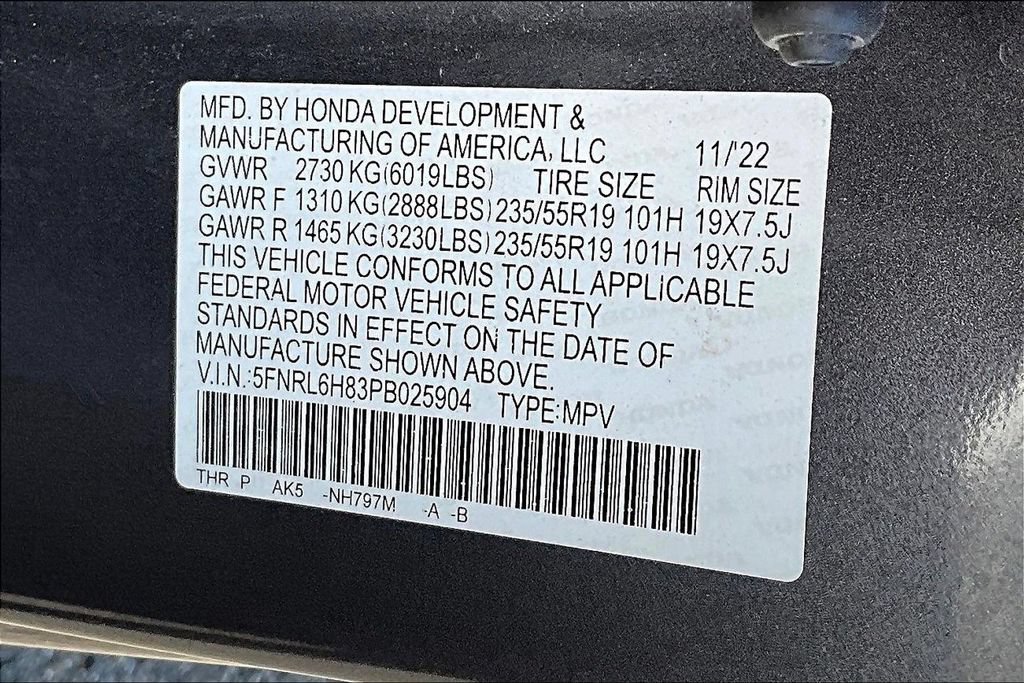 Used 2023 Honda Odyssey Touring image 18