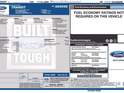 Used 2019 Ford Transit 150 130 Medium Roof RWD image 4