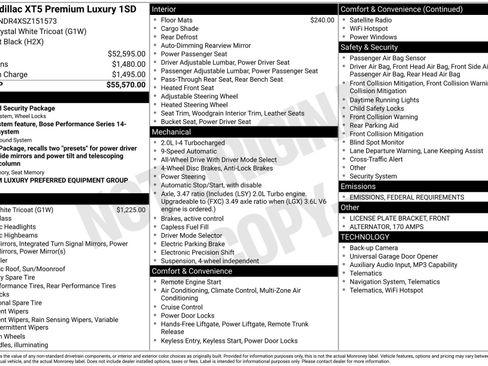 New 2025 Cadillac XT5 Premium Luxury image 39
