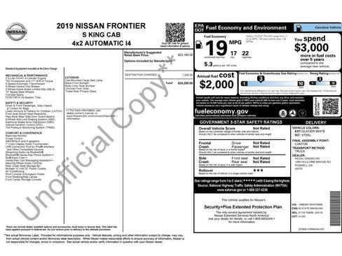 Used 2019 Nissan Frontier S RWD image 5