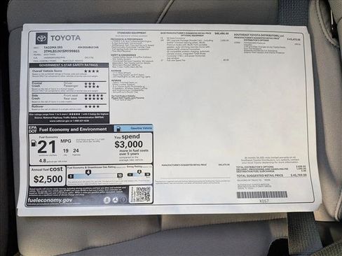 New 2025 Toyota Tacoma SR5 image 17