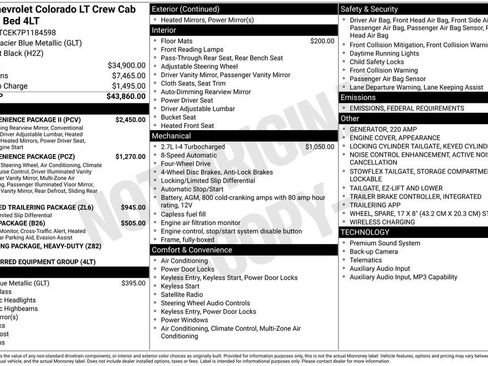 Used 2023 Chevrolet Colorado LT w/ LT Convenience Package II image 40