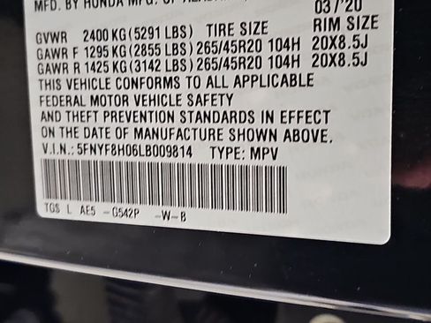 Used 2020 Honda Passport Elite image 37