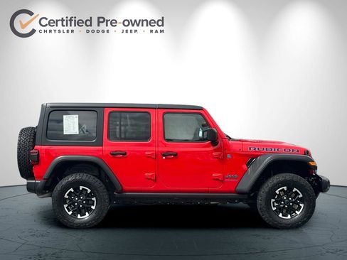 Certified 2025 Jeep Wrangler Unlimited Rubicon 4xe w/ Convenience Group AWD/4WD image 3
