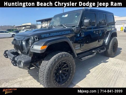 Used 2022 Jeep Wrangler Unlimited Rubicon 4xe w/ Cold Weather Group AWD/4WD image 1