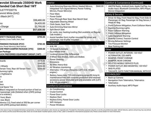 New 2026 Chevrolet Silverado 2500 W/T w/ WT/CX Safety Package image 10