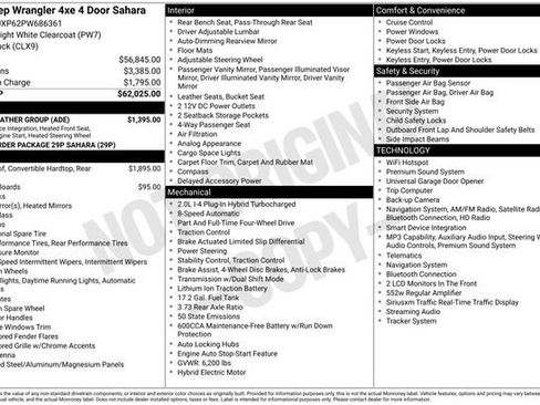 Used 2023 Jeep Wrangler Unlimited Sahara w/ Cold Weather Group AWD/4WD image 6