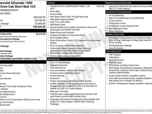 Used 2021 Chevrolet Silverado 1500 Custom w/ Rally Edition AWD/4WD image 41