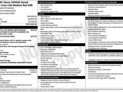 New 2026 GMC Sierra 2500 Denali Ultimate AWD/4WD image 10