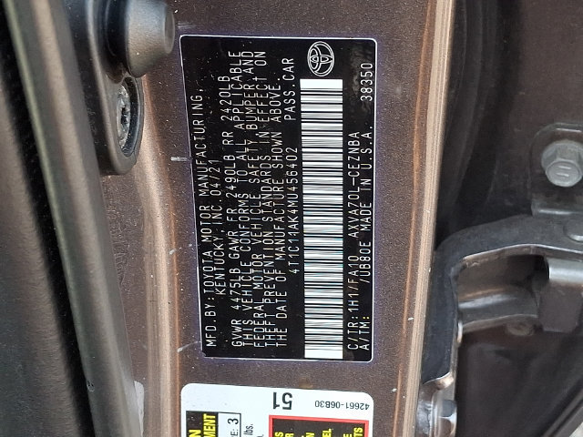 Used 2021 Toyota Camry LE FWD image 16