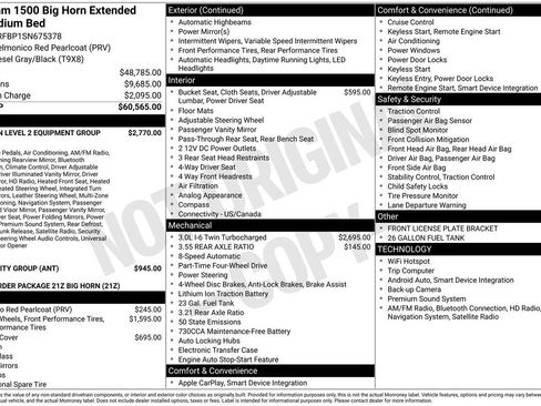 Used 2025 RAM 1500 Big Horn AWD/4WD image 53