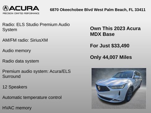 Used 2023 Acura MDX FWD w/ Technology Package image 24