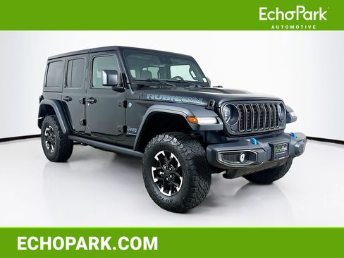 Used 2024 Jeep Wrangler Unlimited Rubicon 4xe w/ Technology Group AWD/4WD image 1