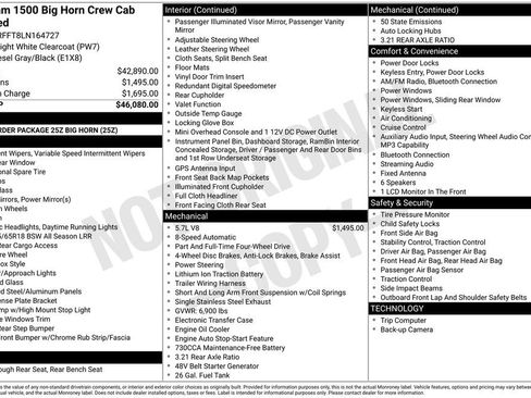 Certified 2020 RAM 1500 Big Horn image 6