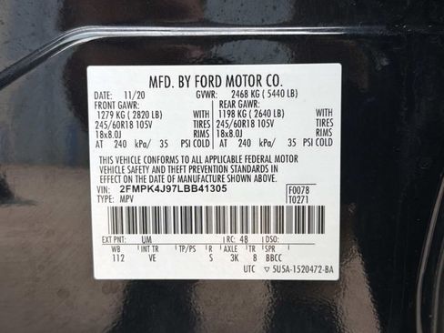 Used 2020 Ford Edge SEL w/ Convenience Package AWD/4WD image 36