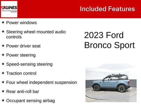 Used 2023 Ford Bronco Sport Outer Banks w/ Tech Package image 4