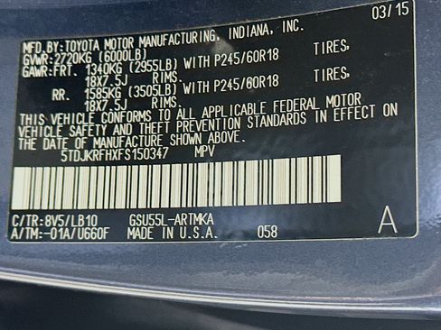 Used 2015 Toyota Highlander XLE image 12