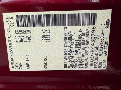 Used 2016 Nissan Maxima 3.5 SL FWD image 33