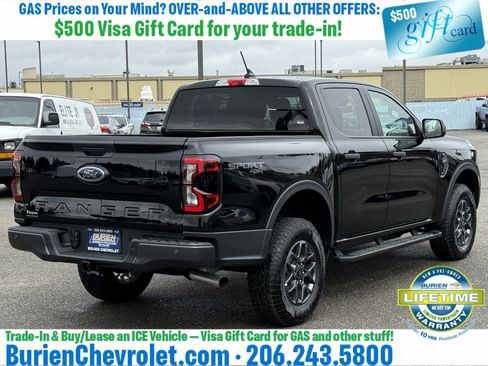 Used 2025 Ford Ranger XLT w/ Trailer Tow Package AWD/4WD image 5