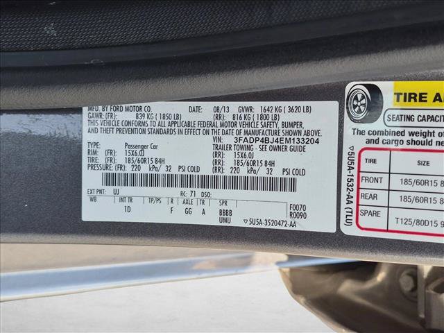Used 2014 Ford Fiesta SE w/ Comfort Package FWD image 12