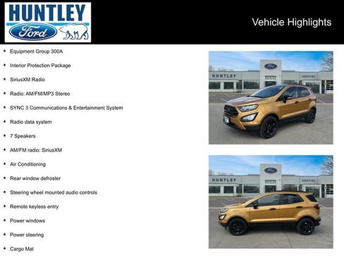 Used 2022 Ford EcoSport SES w/ Interior Protection Package image 2
