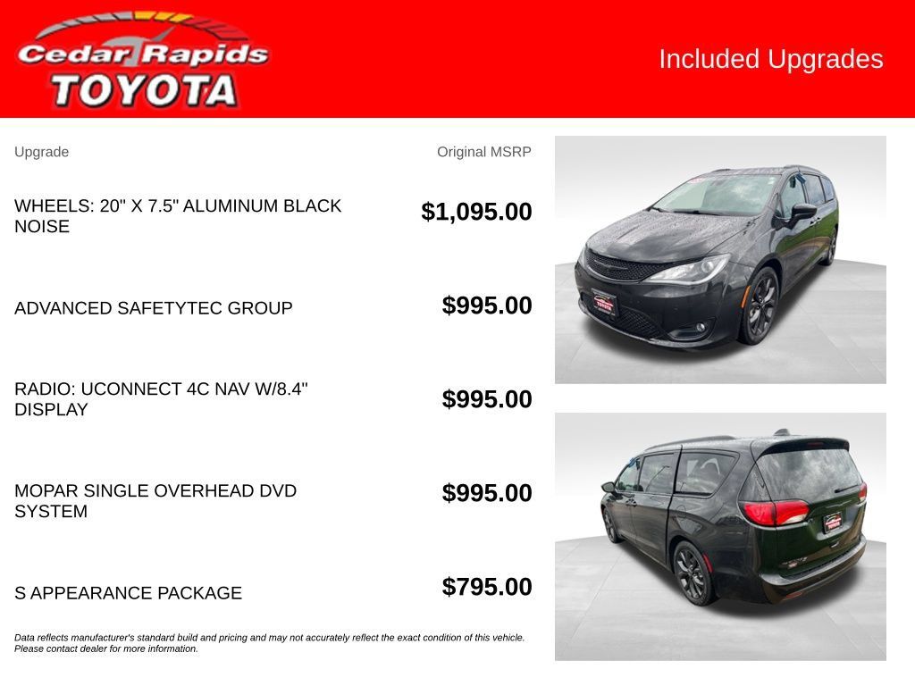 Used 2020 Chrysler Pacifica Touring-L w/ Advanced Safetytec Group FWD image 6