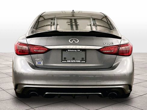 Used 2018 INFINITI Q50 Red Sport 400 w/ Sensory Package (Sport) image 4