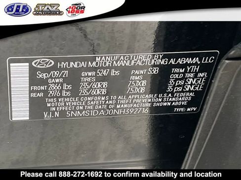 Used 2022 Hyundai Santa Fe SE image 21