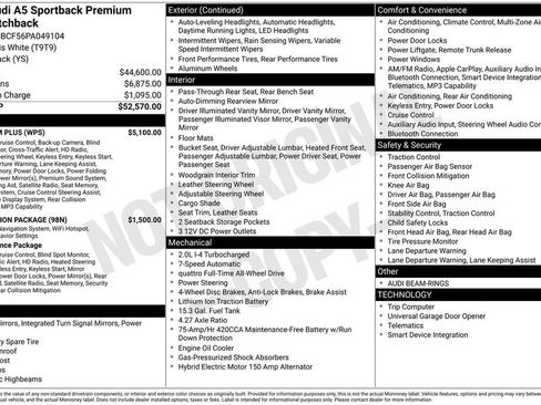 Used 2023 Audi A5 2.0T Premium Plus w/ Premium Plus AWD/4WD image 7