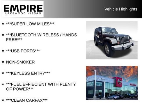Used 2012 Jeep Wrangler Sport AWD/4WD image 2