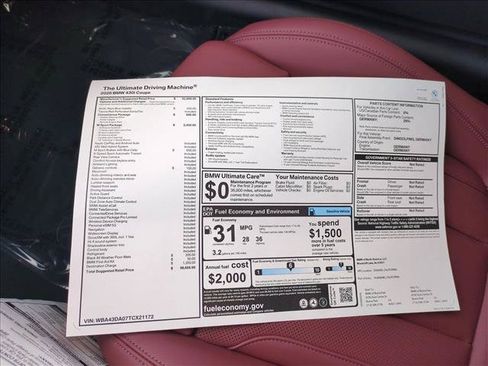 New 2026 BMW 430i Coupe w/ M Sport Package RWD image 18
