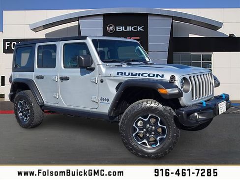 Used 2023 Jeep Wrangler Unlimited Rubicon 4xe w/ Steel Bumper Group image 1