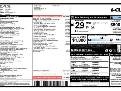 Used 2025 Kia K5 GT-Line w/ GT-Line Premium Package FWD image 4