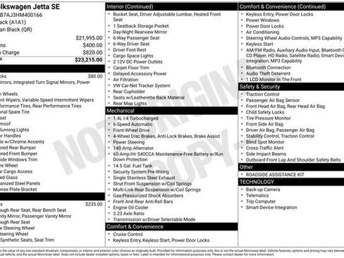 Used 2017 Volkswagen Jetta SE FWD image 4