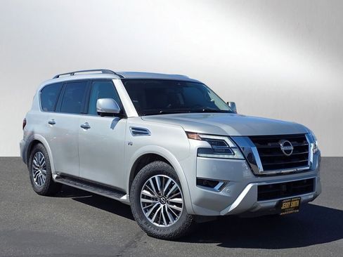 Used 2021 Nissan Armada SL w/ Captain's Chairs Package image 1