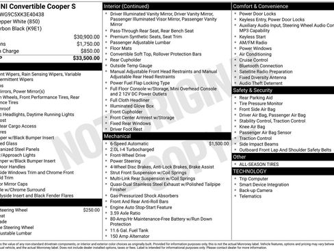 Used 2019 MINI Cooper S w/ Signature Upholstery Package image 31