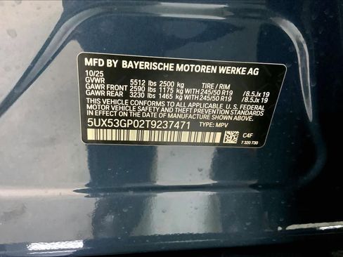 New 2026 BMW X3 xDrive30 w/ M Sport Package AWD/4WD image 21