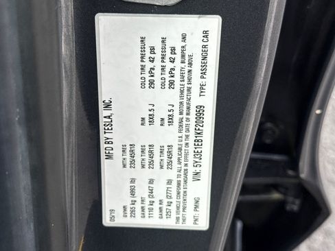 Used 2019 Tesla Model 3 Long Range AWD/4WD image 24