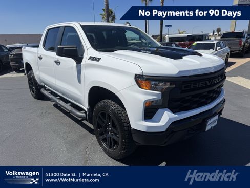 Used 2024 Chevrolet Silverado 1500 Custom Trail Boss w/ Turbomax Blackout Package AWD/4WD image 1
