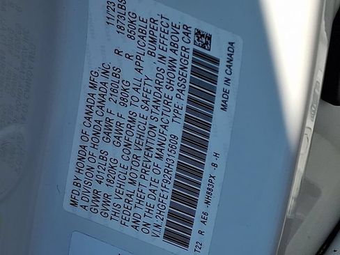 Certified 2024 Honda Civic Touring image 27