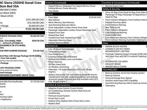 Used 2025 GMC Sierra 2500 Denali w/ Denali Reserve Package AWD/4WD image 35