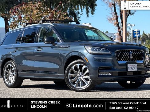 Certified 2022 Lincoln Aviator Grand Touring w/ Elements Package Plus image 1